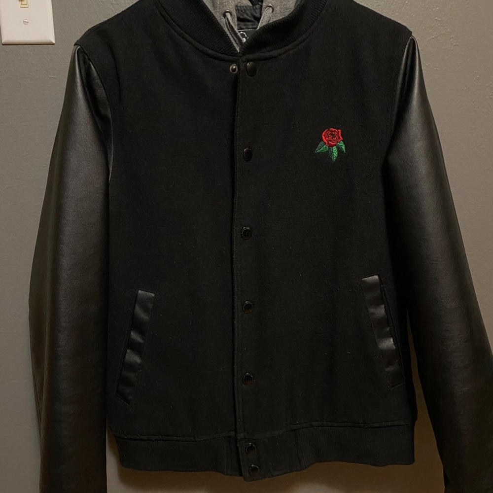 Like New Empyre Hooded Bomber Jacket